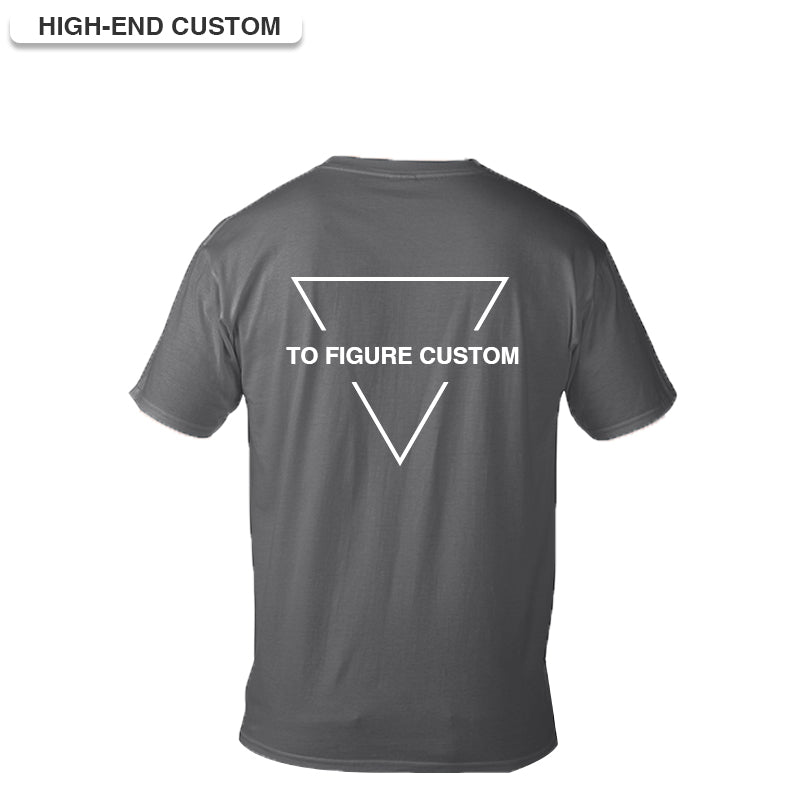 180G Heavyweight Custom Logo Blanks 100% Cotton High Quality Screen Print Short Sleeve Drop Shoulder Black t Shirt for Men