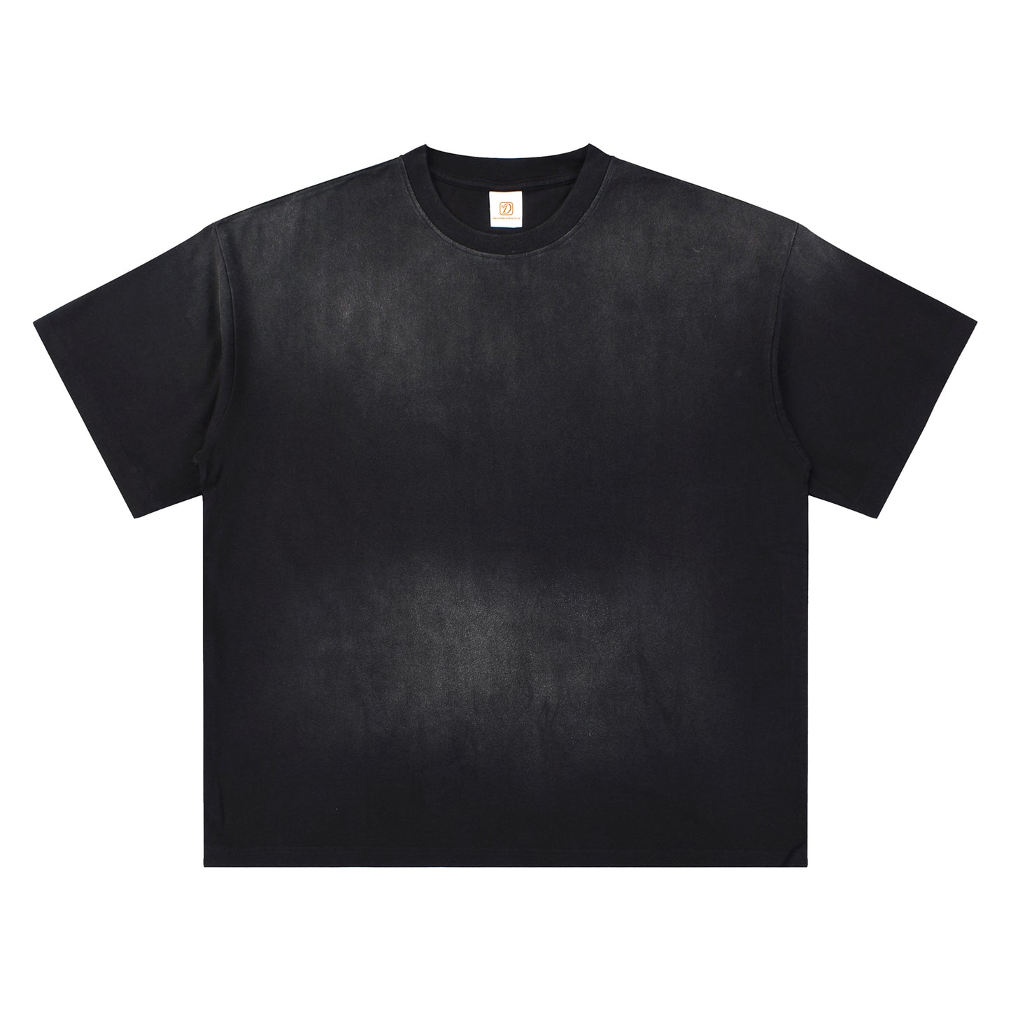 Vintage Round Neck t Shirt High Quality Custom Streetwear Washed Drop Shoulder Fashion Summer New Design Screen Print t Shirt