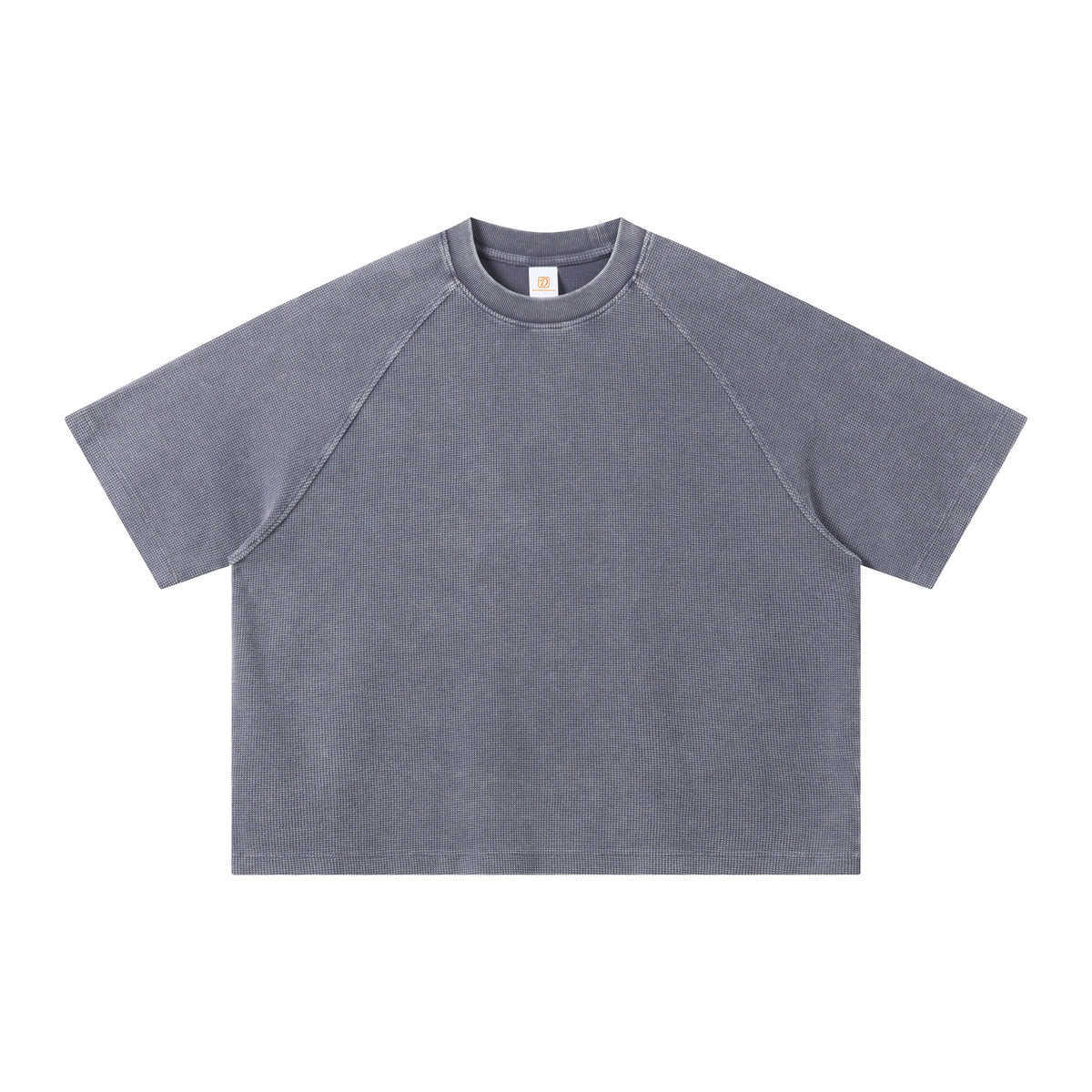 Summer Version Men's T-shirts Waffle Wash Distressed Boxy Short and Wide Style Customize Your Own Exclusive Design High Quality