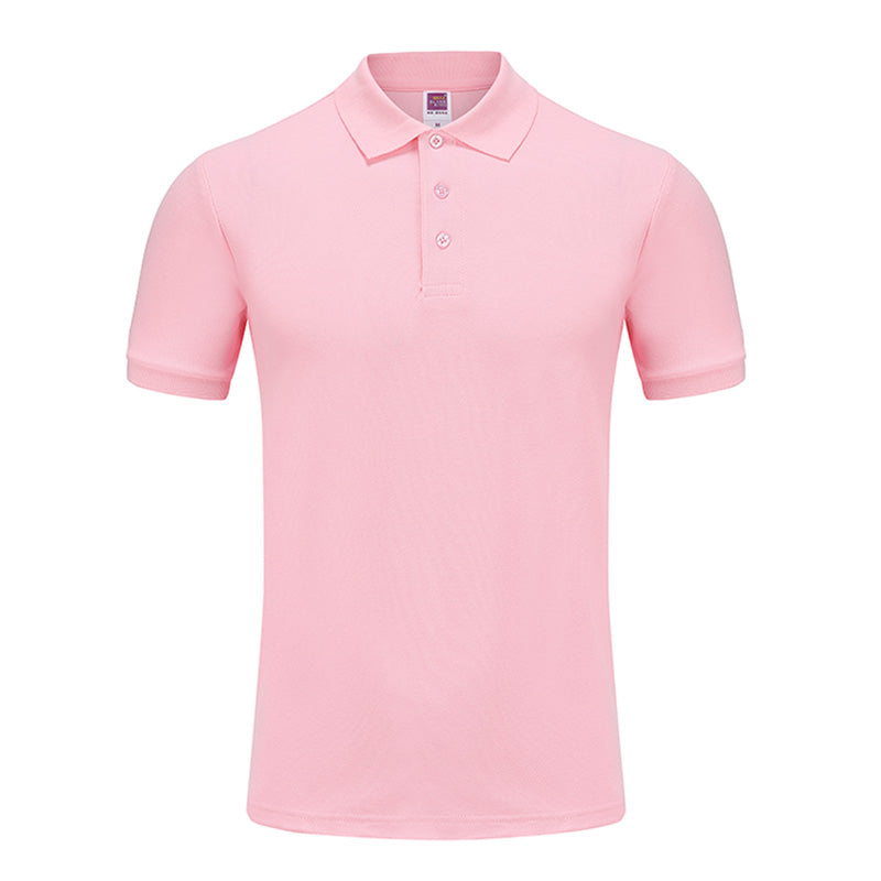 Mens Polo Shirts Wholesale Customized logo 18 Color Solidcolor Adult Short Sleeved High Quality Polo Shirt Summer Version
