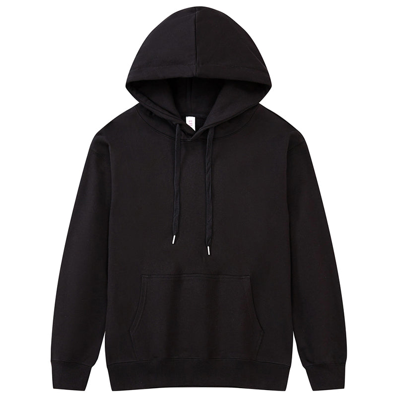 Pure Cotton Loose Fitting Slightly Dropped Shoulder Hooded Pullover Loose Fitting Cotton Casual Brand Hoodie Pullover Hoodie