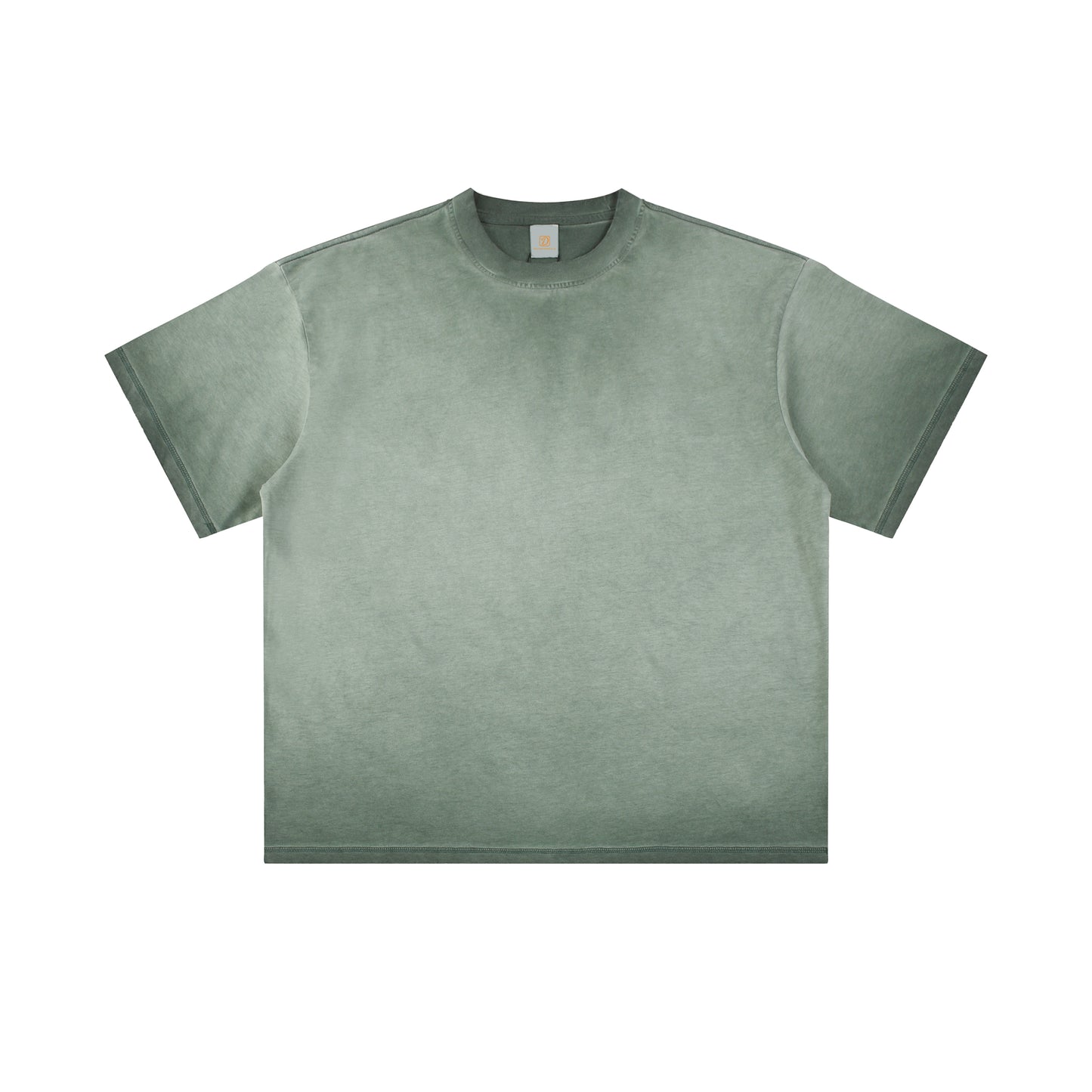 T-shirt 250g Drop Shoulder Custom Distressed Embroidery Round Neck High Quality Vintage 100% Cotton Dtf Transfers for t Shirts