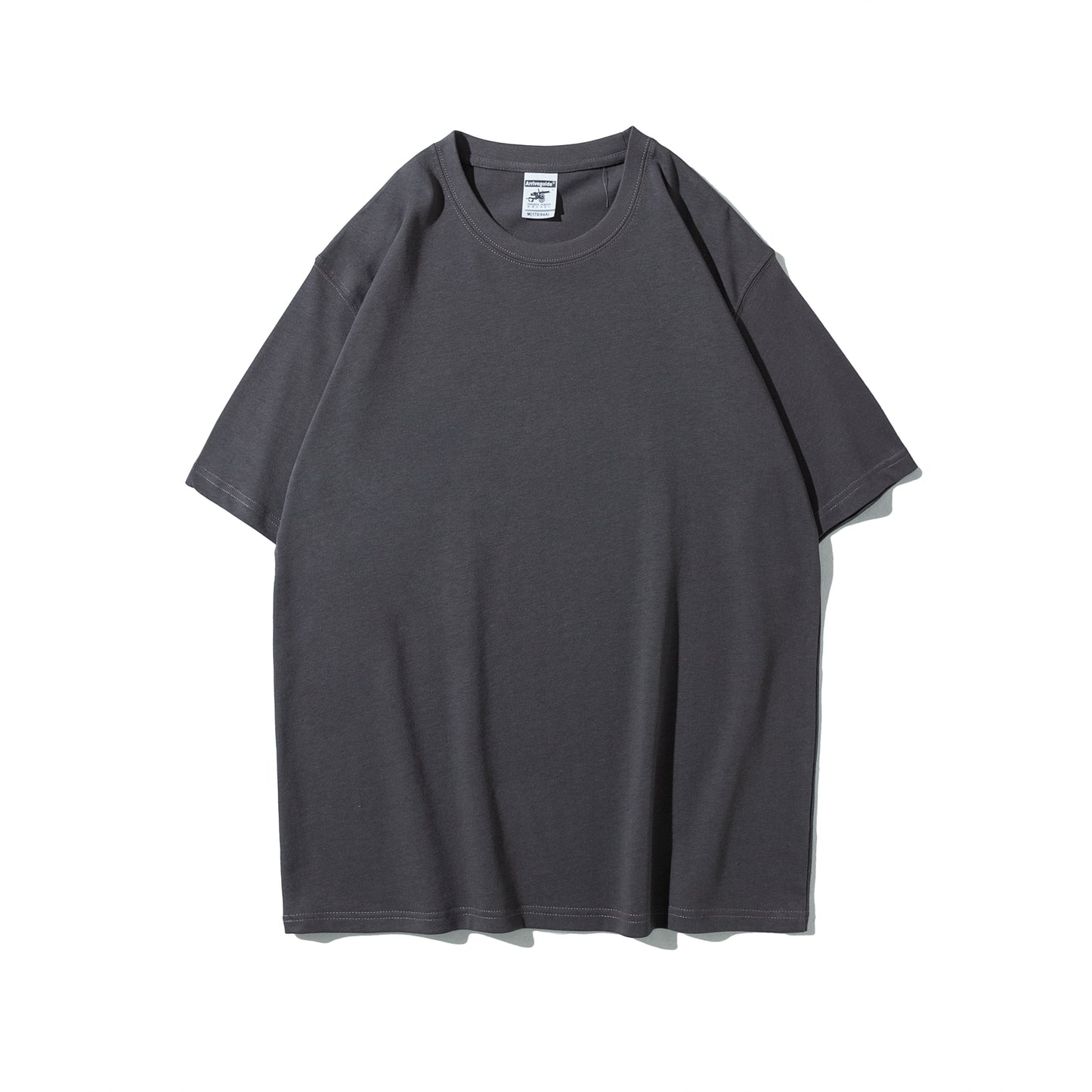 Custom Black t Shirt Blank Plain Round Neck High Quality 280g Short Sleeve 100% Cotton Men's Pure Color Fashion T-shirts