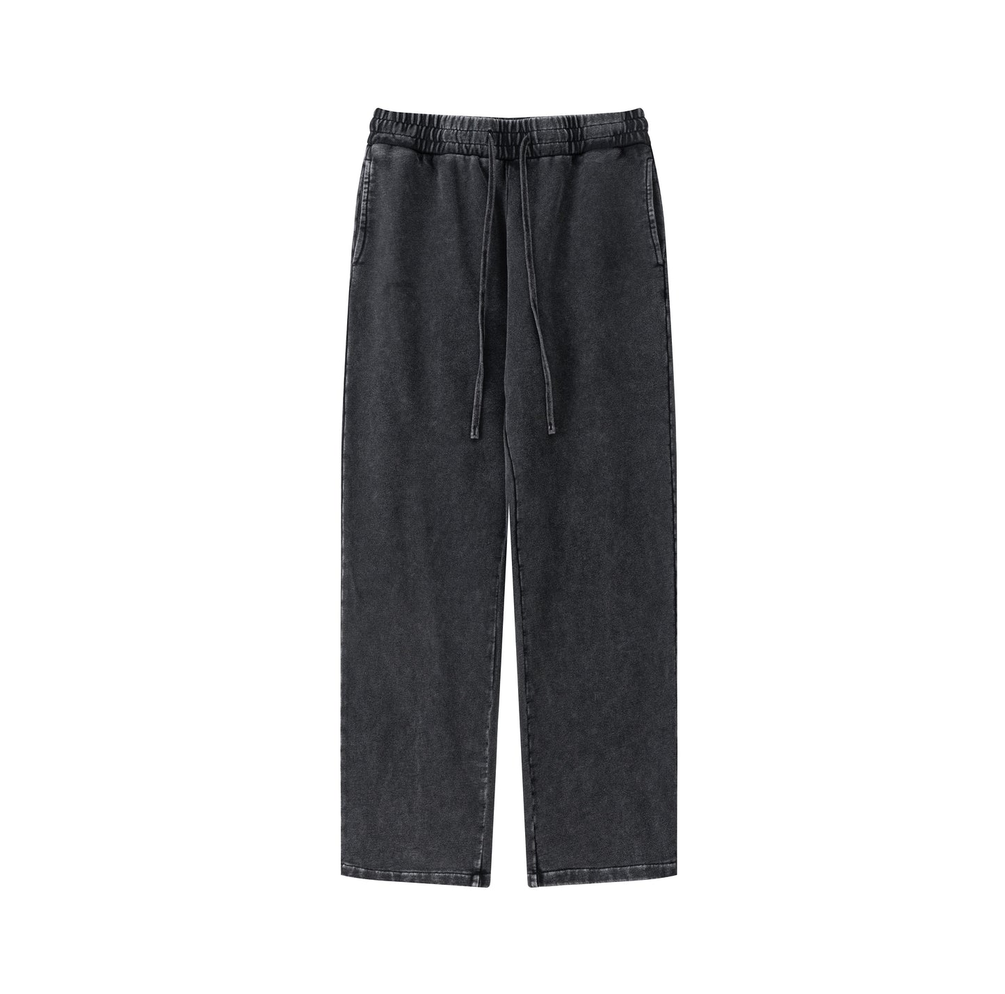 Wholesale Cotton Sweatpants Custom Washed Blank Vintage High Quality Screen Printed Design Vintage Plain Sweatpants for Men