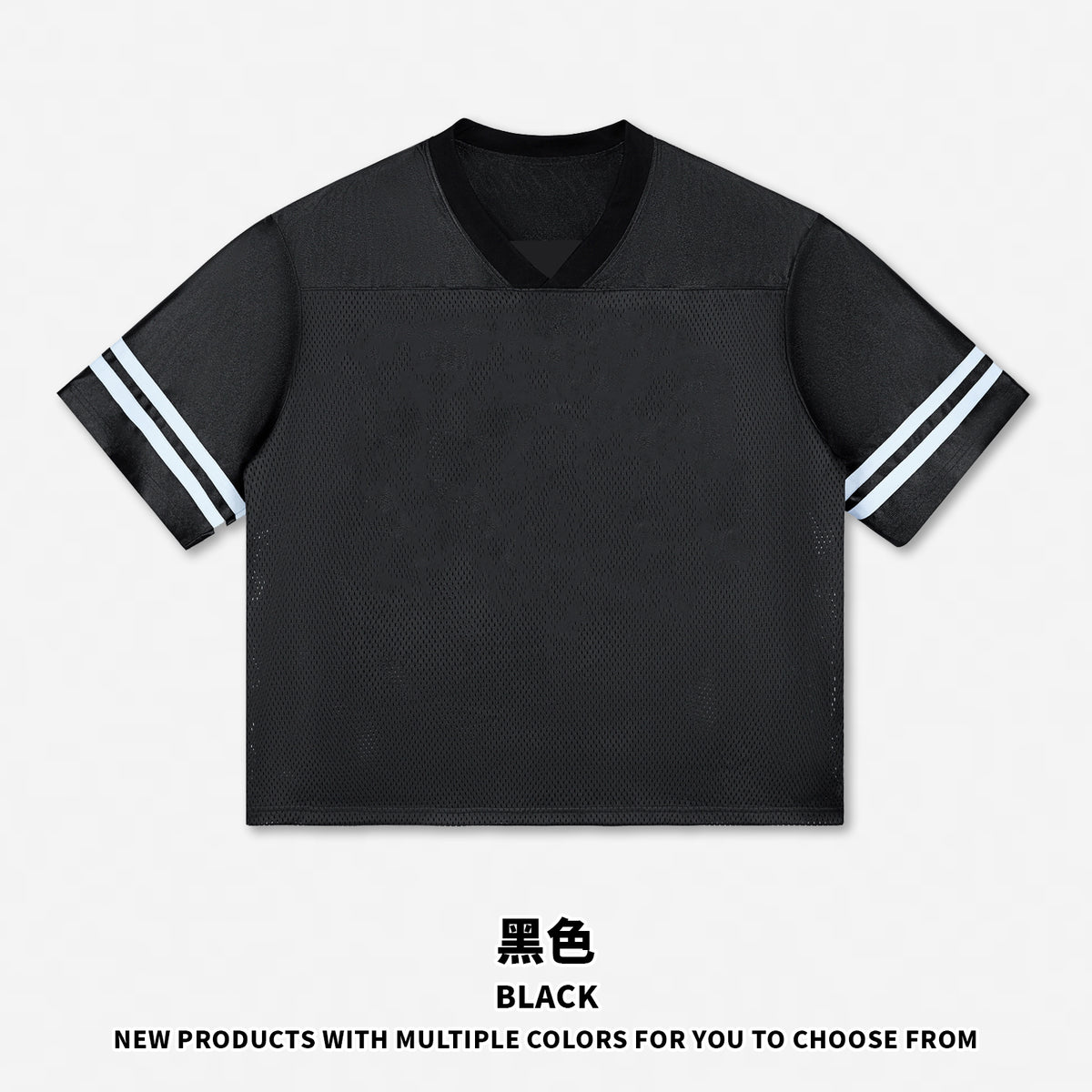 Wholesale Custom 100% Polyester Custom High Quality Puff Print Striped Color-blocking Mesh Eye Ball Mens T-shirt Printed
