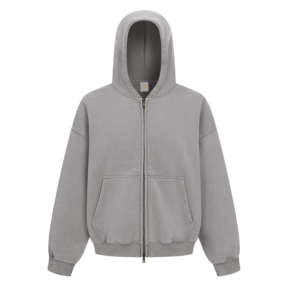 2026 Basic Fall Fall and Winter Style Short Sleeved BOXY Style Zipper Coat Washed and Wax Dyed Hoodies Men Hoodies High Quality