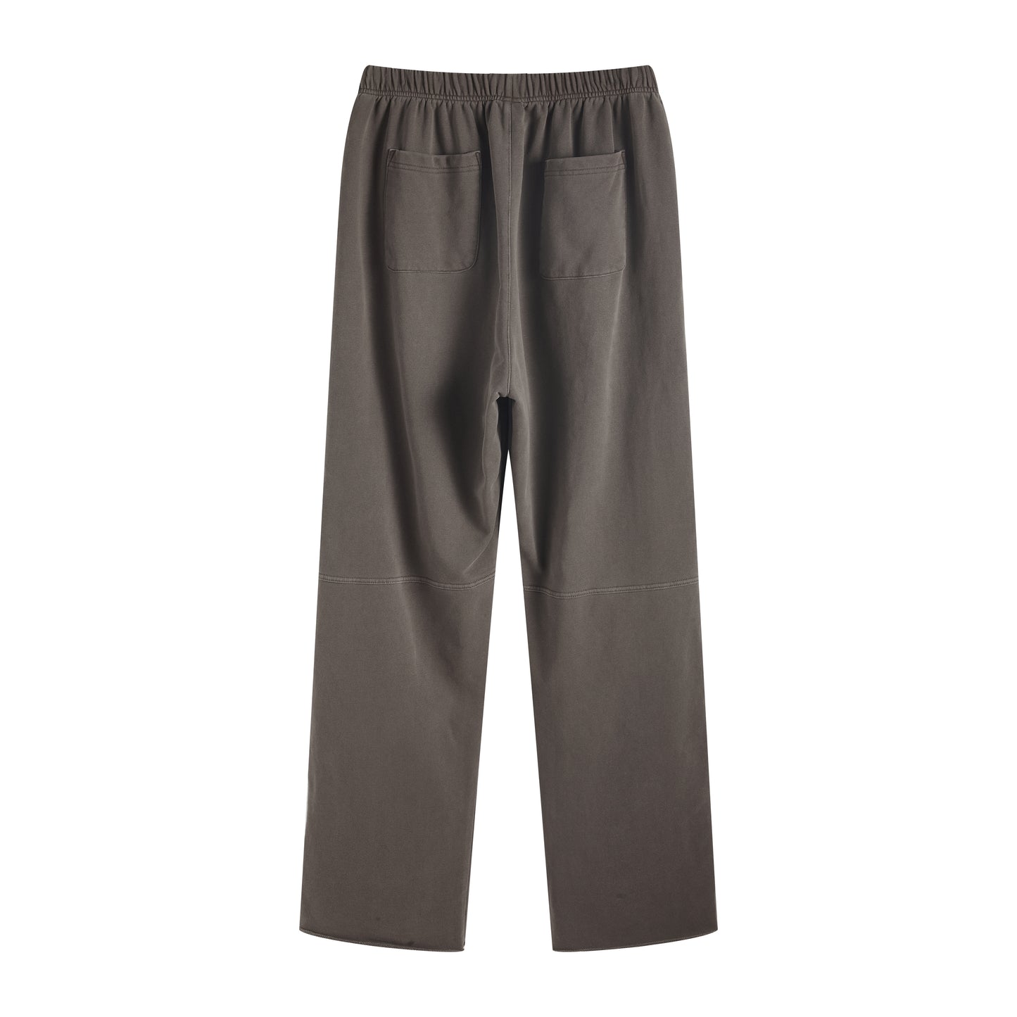100 Cotton Custom Sweatpants Heavy Duty Water Washed Casual Pants with Two Side Pockets on the Buttocks and Loose Bottom Hem