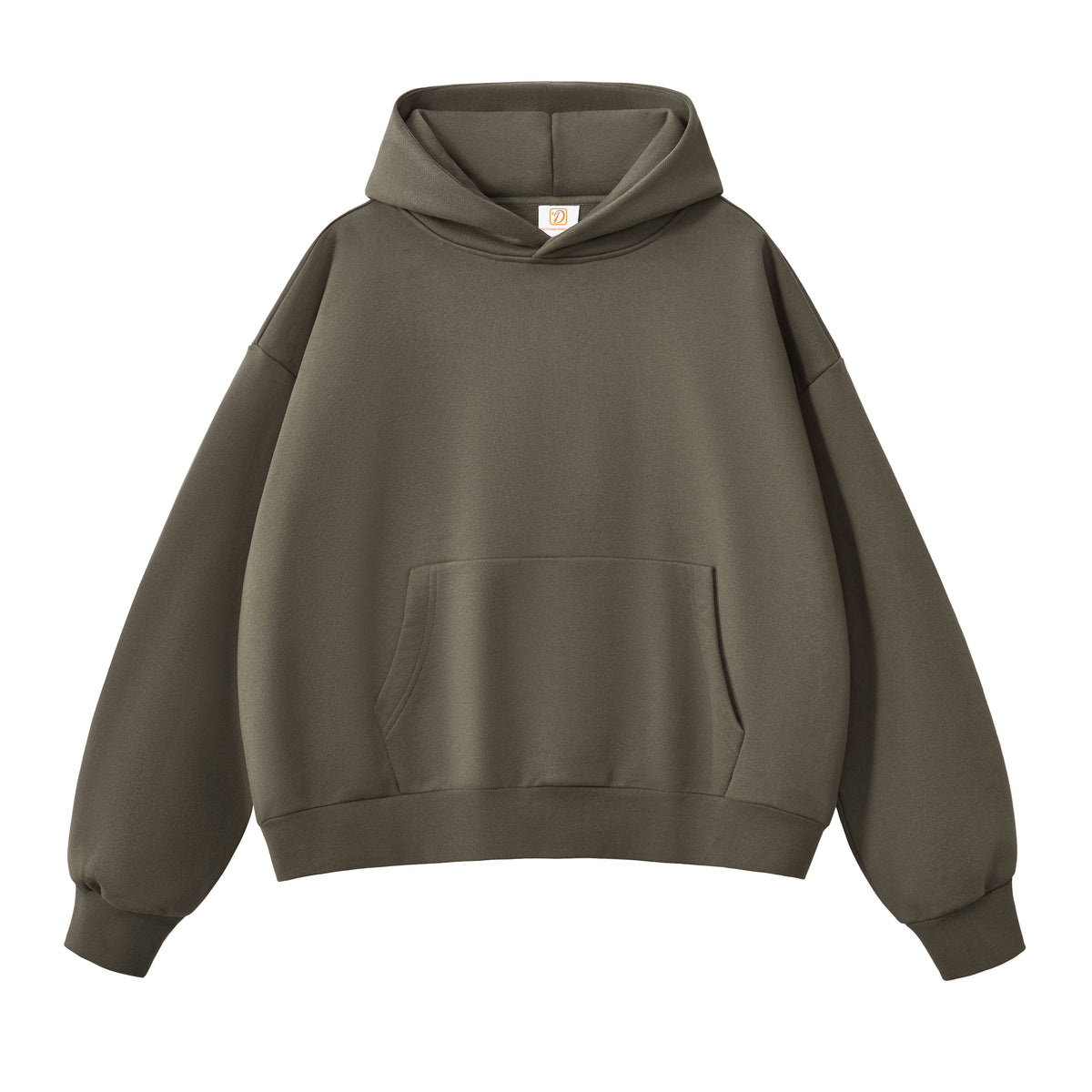 Men's Hoodies Wholesale Custom logo Down Jacket with Hood 500g Weight Hooded Pullover for Men Brushed Fabric American Style