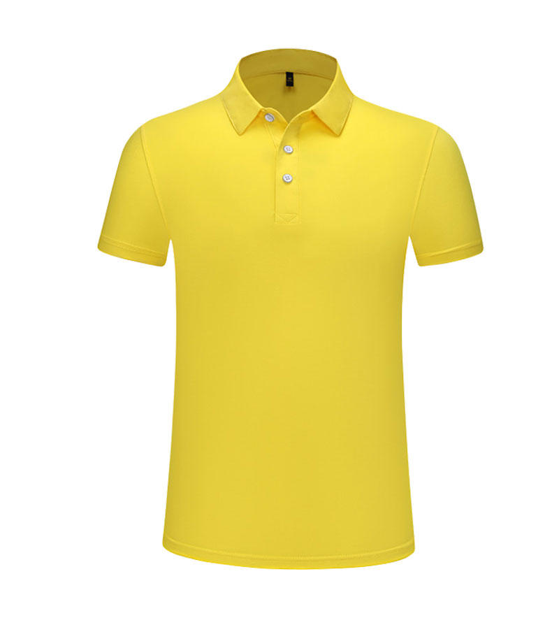 Fashion 8 Color 100% Ice Silk Cotton Short Sleeved POLO Smooth and Soft with Draping Effect Polo Tshirt Unisex Summer Version