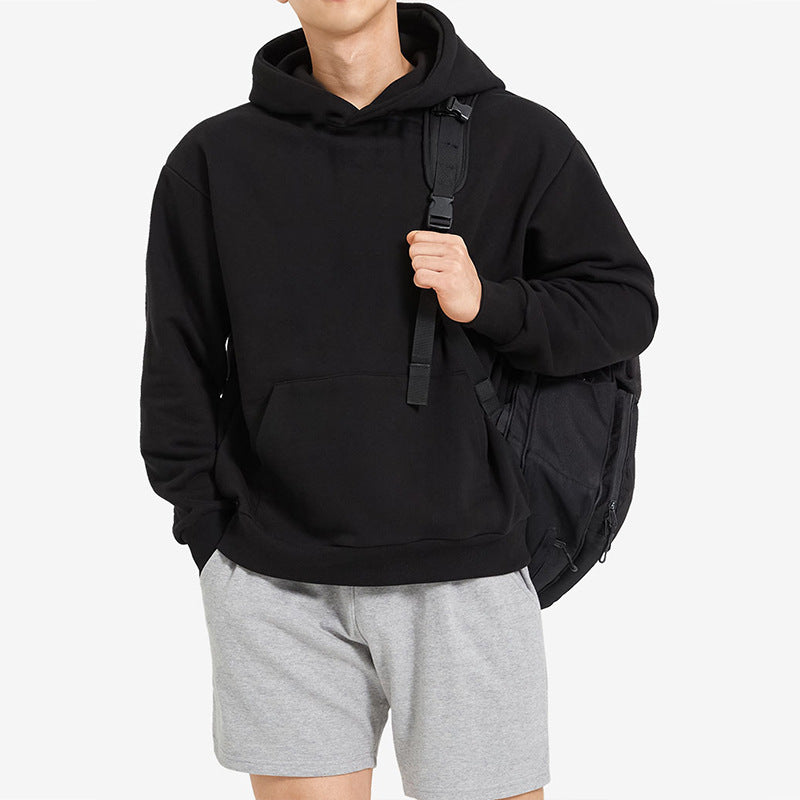 Customized for You a Pullover with Options American Style Large 100% Cotton Circle Without a Cap Loose Shoulder Design with a Hood