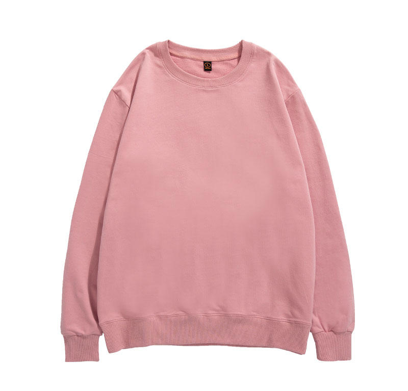 Oem Brand 12 Color Solid Color Fleece Pullover with Round Neck High Quality Hoodie Manufacturer Hoodies Unisex Plain Style