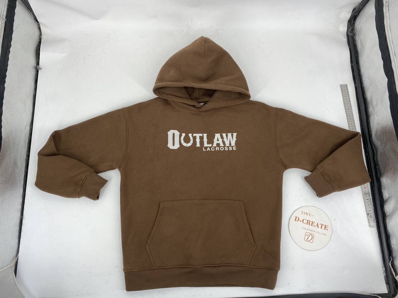 custom cotton fleece with screen print logo