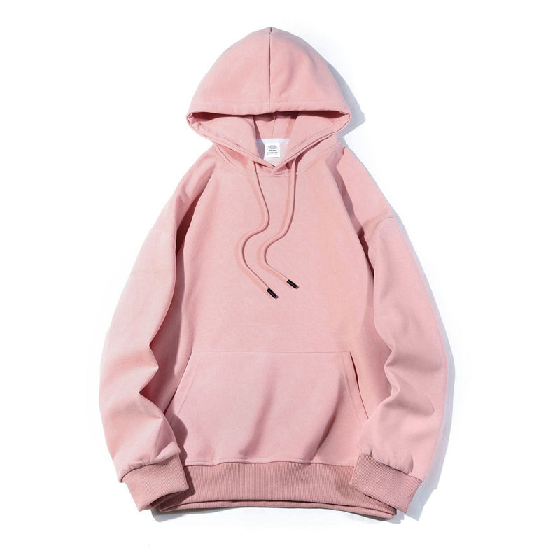 Wholesale 300g Oversized Plain for Printing Drop Shoulder Brushed Fleece Hoodie American Style Loose Fitting Trendy Brand Hoodie
