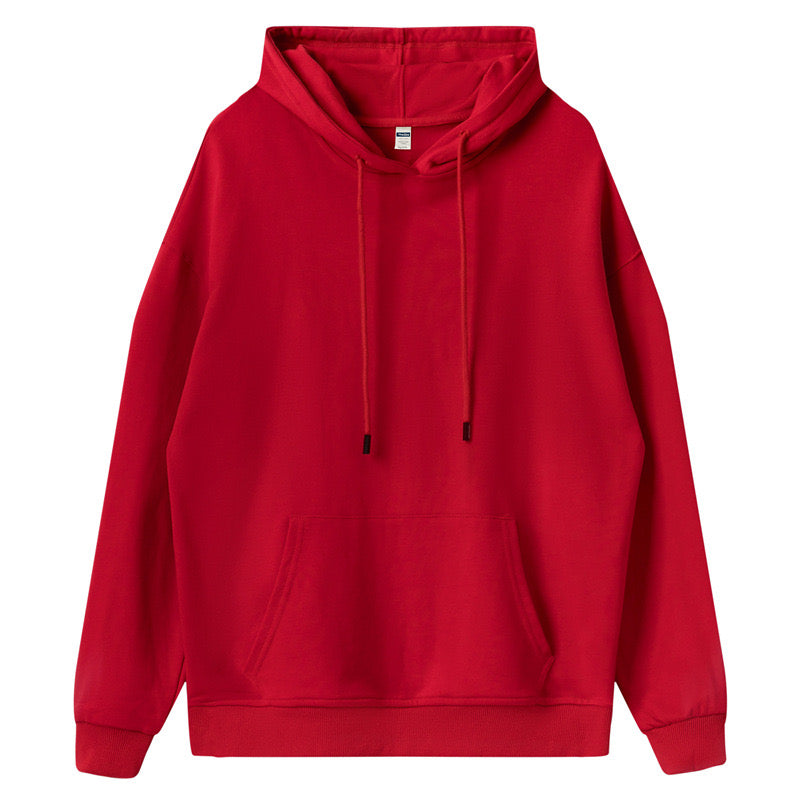Customized Logo Men's Cotton 360gsm Round Neck Sweatshirt High Quality Simples Sweatshirt Pure Cotton Hooded Manufacturer