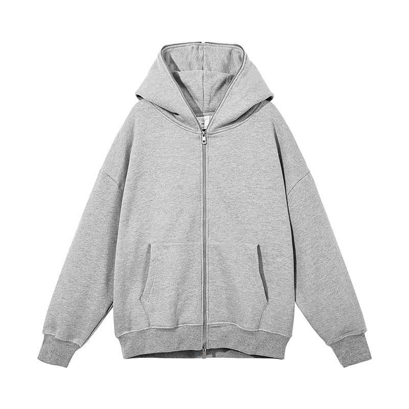 Manufacturer Hoodies Double Headed Full Zipper Ninja Hat Loose Fit Suitable for Both Men and Women Custom Hoodies Vintage Style