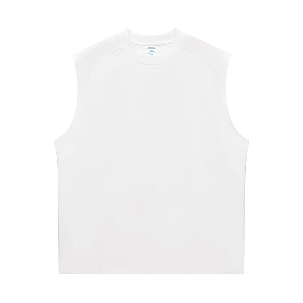 Wholesale Quick-drying Sleeveless Cool-comfortable T-shirt High Quality Round Neck Streetwear Custom Design T-shirt for Summer