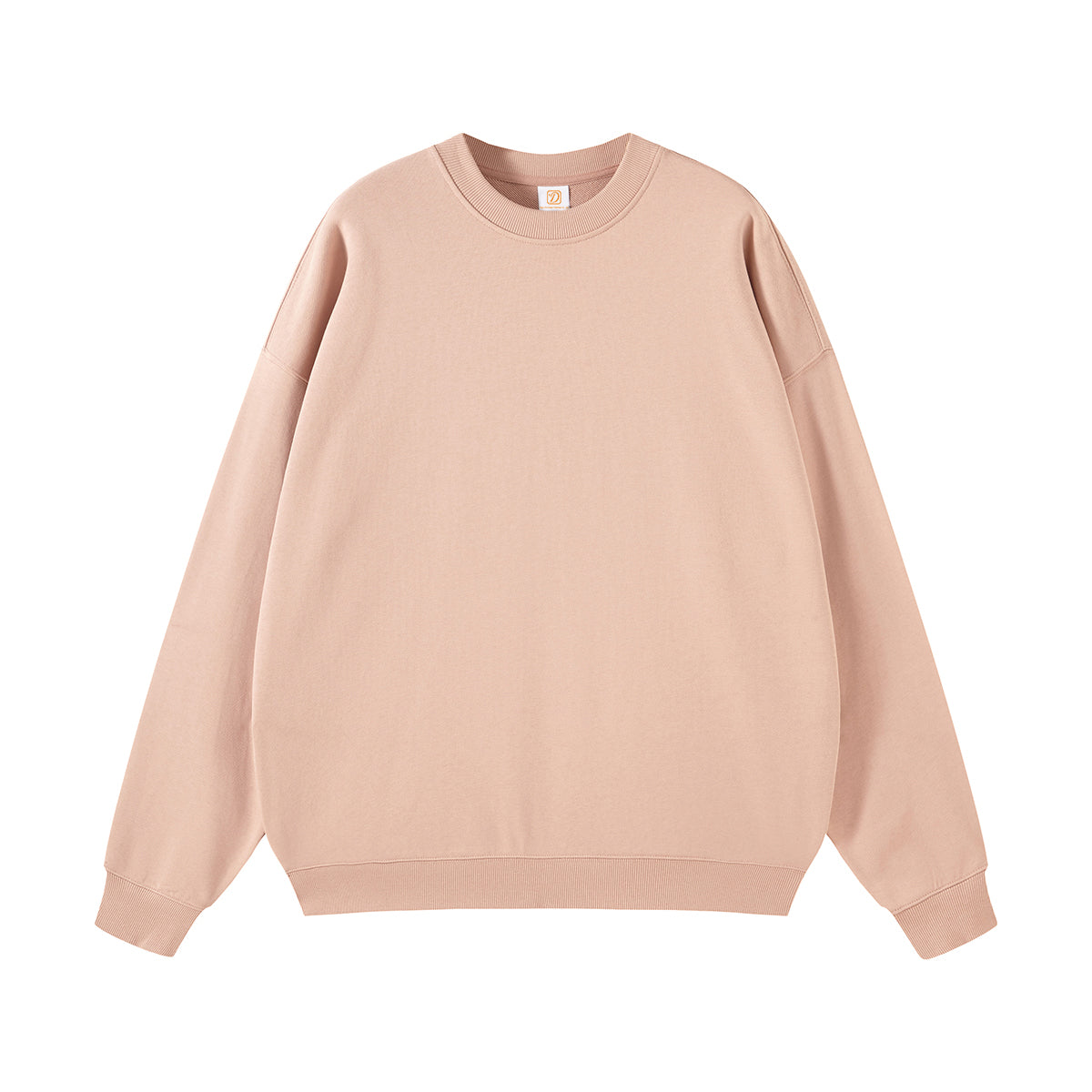 100% Cotton 400Gsm Pullover Oversize Sweatshirts Heavyweight Hoodie Crew Neck Sweatshirt Can Design Patterns for You for Free
