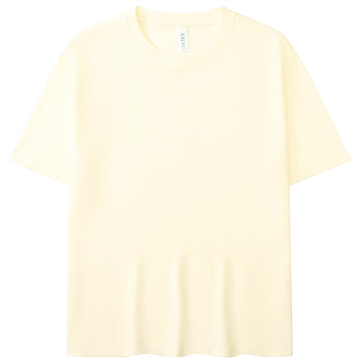 Custom Tshirts Manufacturer Cool and Soft Pure Cotton Round Neck Plain Colored Short Sleeved T-shirt with a Fitted Design