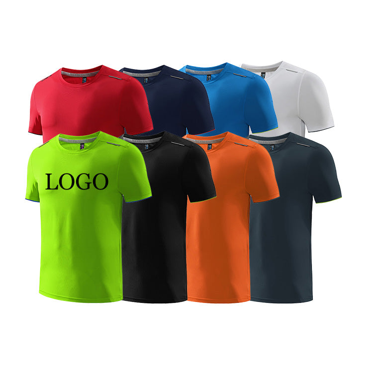 Wholesale t Shirt Custom logo Cheap High Quality Sport Fashion Pure Color High Quality Short Sleeve Personalized T-shirt for Men