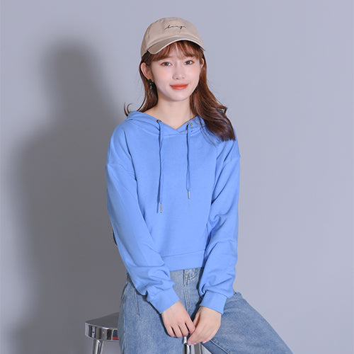 High Quality Oversized Heavyweight Hoodies 8 Color Women's Short Sleeved Unisex Hoodie American Style Design Winter Style