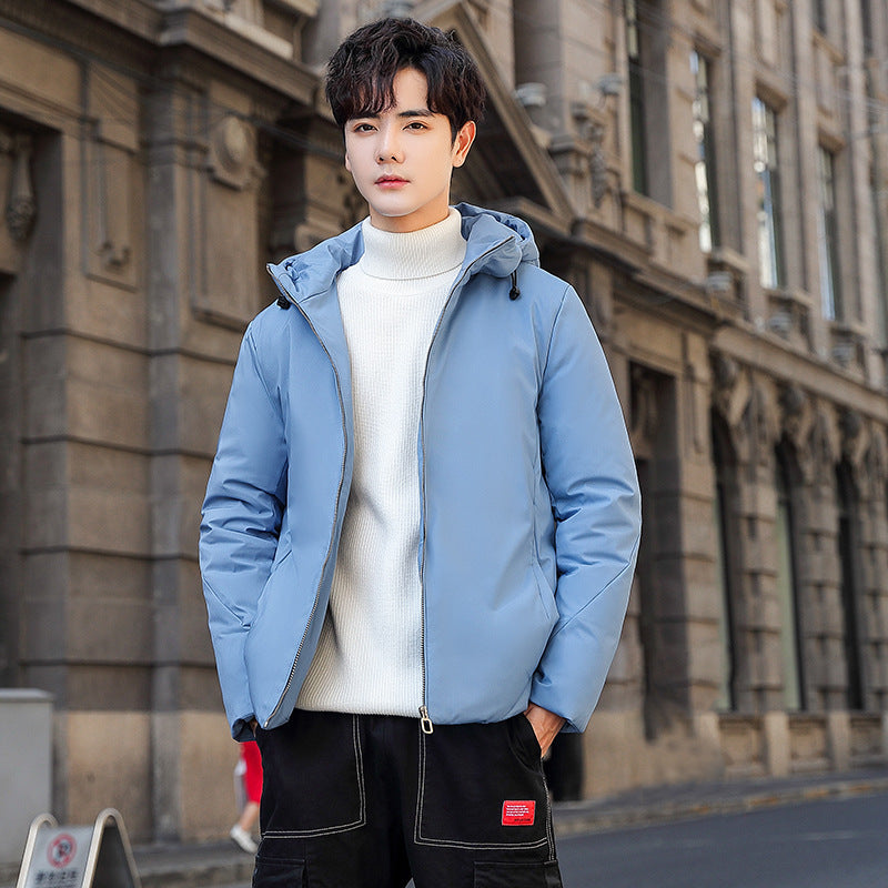 Fall and Winter Style Full Zipper Plaid Stand up Collar Jacket Men's American High Street Long Sleeved Loose Fitting Coat