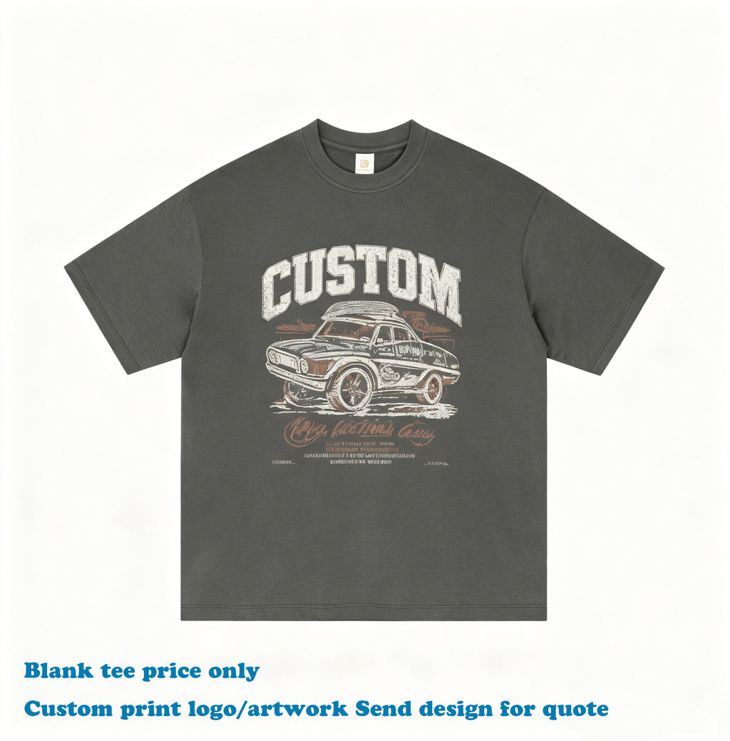 Custom Logo Pre-Shrunk Premium Cotton T-shirt High Quality Wholesale Embroidery O-neck Blank Streetwear Wholesale T-shirts