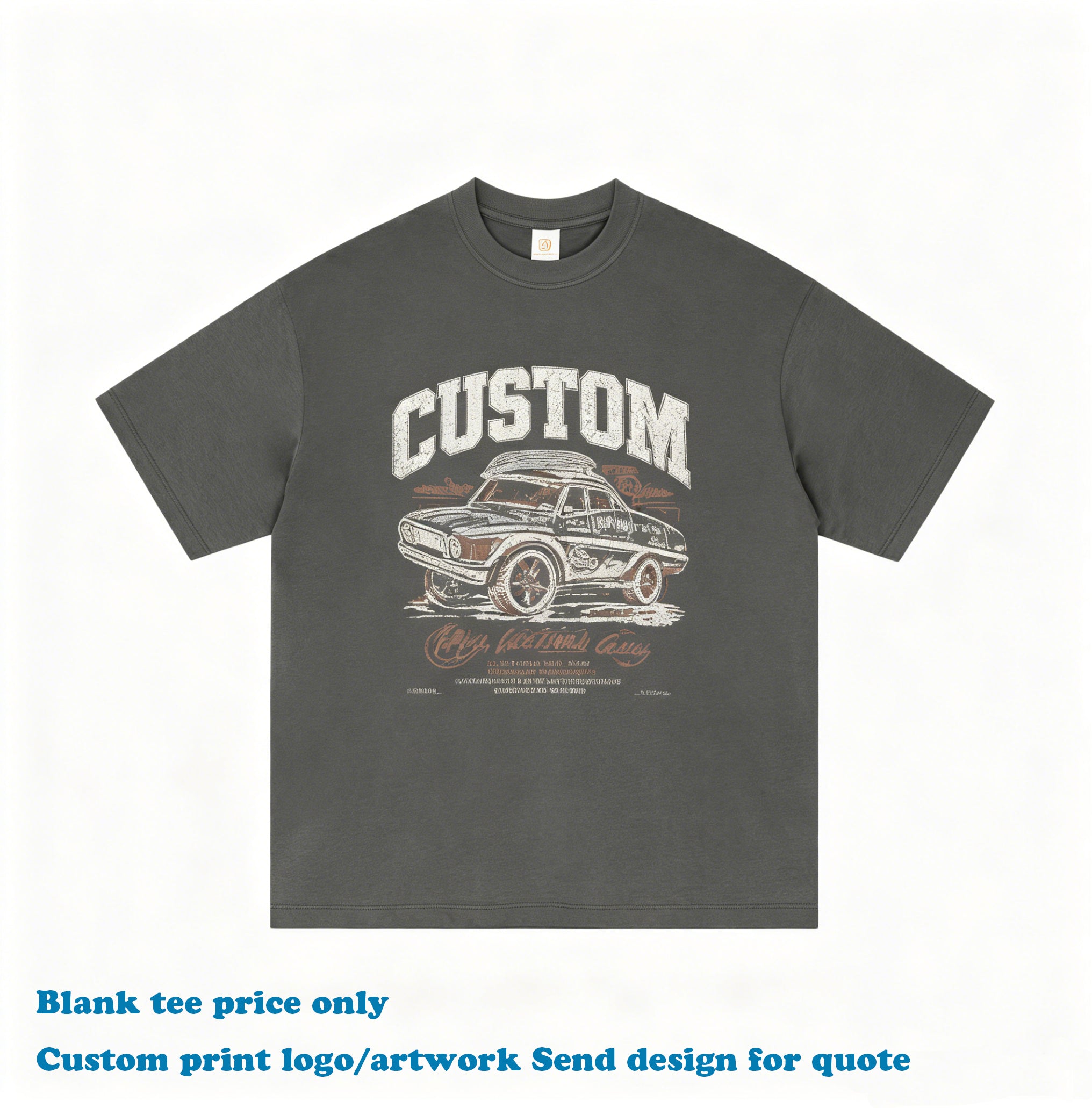 Custom Logo Pre-Shrunk Premium Cotton T-shirt High Quality Wholesale Embroidery O-neck Blank Streetwear Wholesale T-shirts