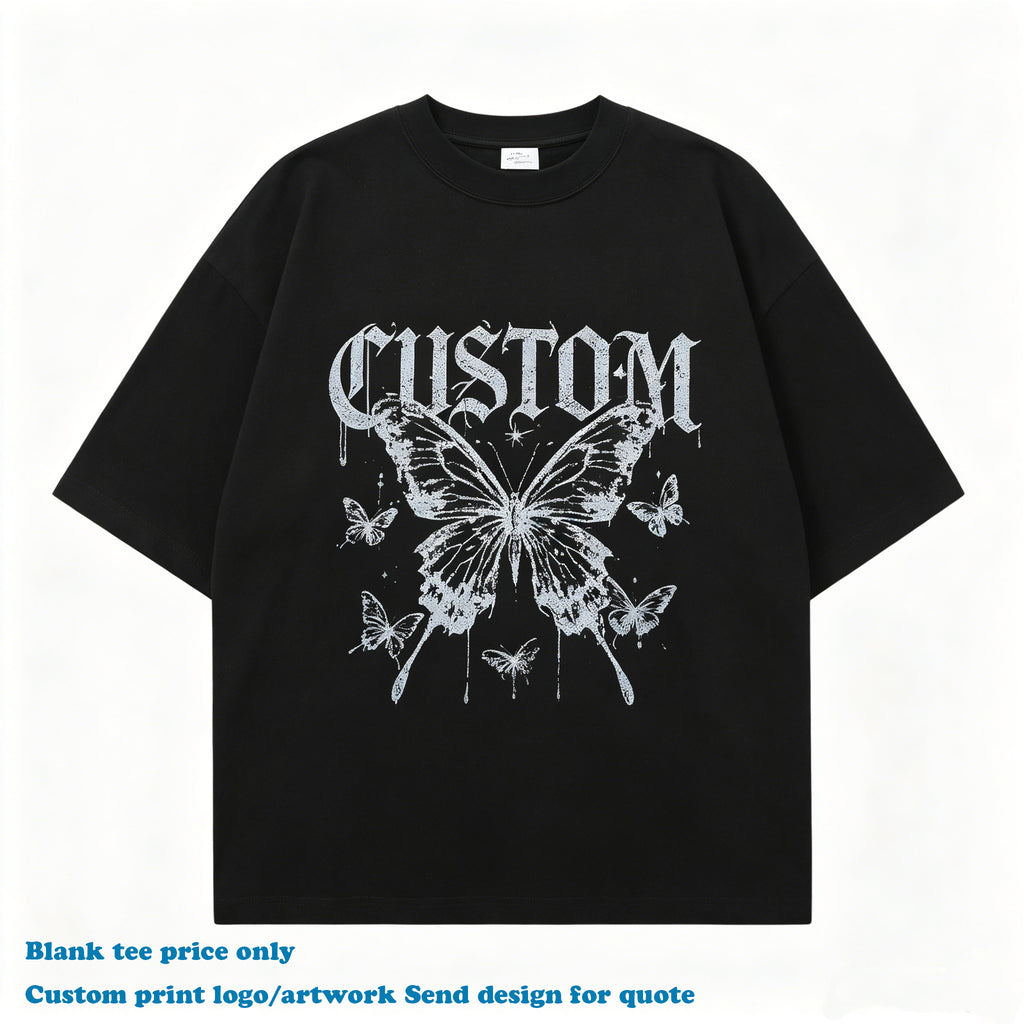 Oem Custom T-shirt Streetwear High Quality New Style Heavy Cotton Summer Short Sleeve Streetwear Fashion Personalized T-shirt