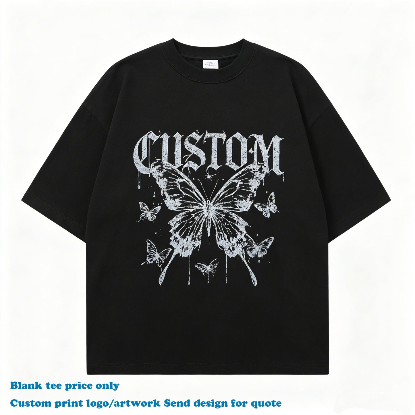 Oem Custom T-shirt Streetwear High Quality New Style Heavy Cotton Summer Short Sleeve Streetwear Fashion Personalized T-shirt