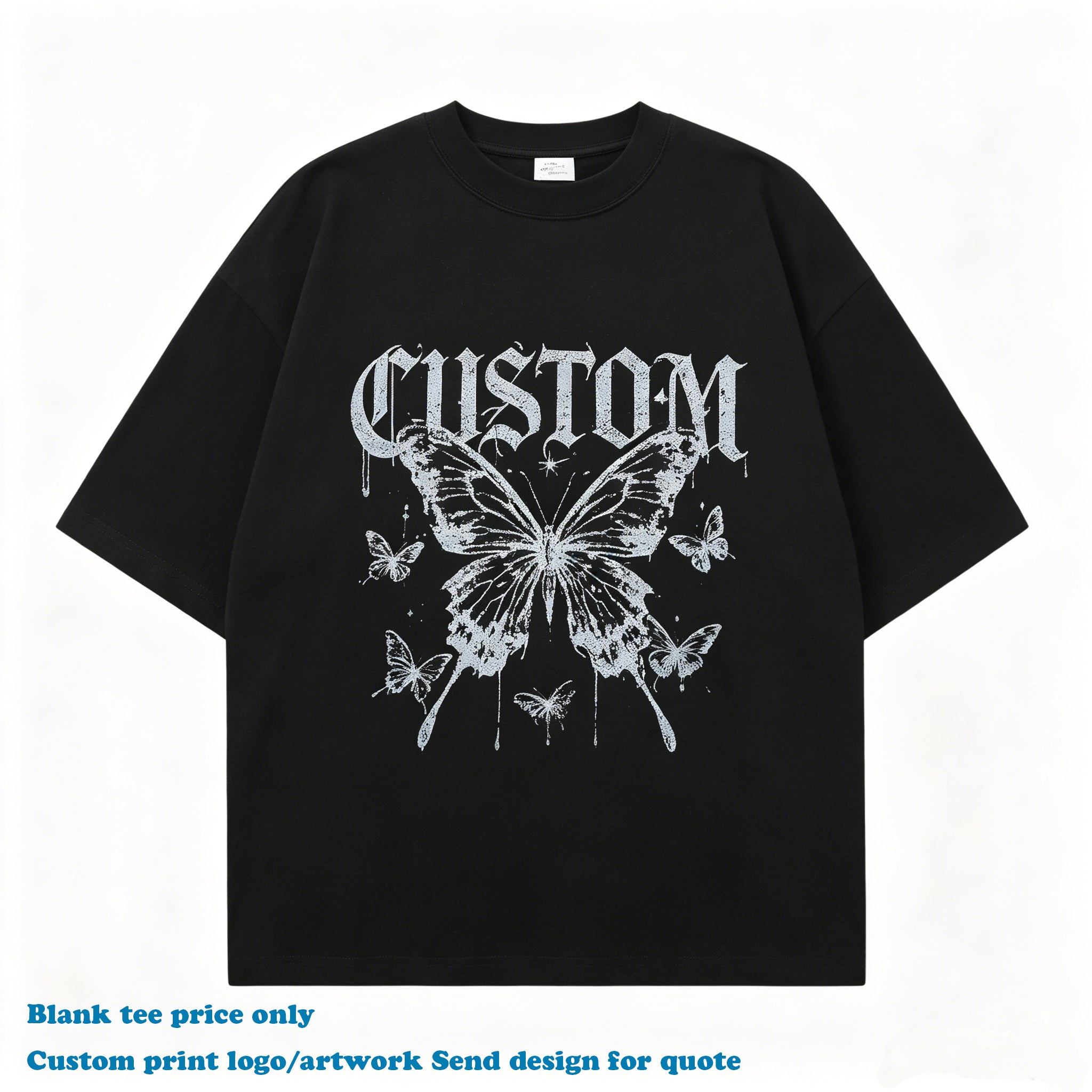 Oem Custom T-shirt Streetwear High Quality New Style Heavy Cotton Summer Short Sleeve Streetwear Fashion Personalized T-shirt