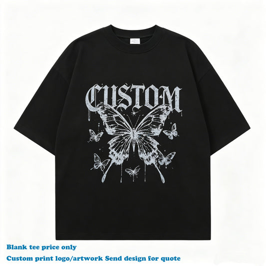 Oem Custom T-shirt Streetwear High Quality New Style Heavy Cotton Summer Short Sleeve Streetwear Fashion Personalized T-shirt
