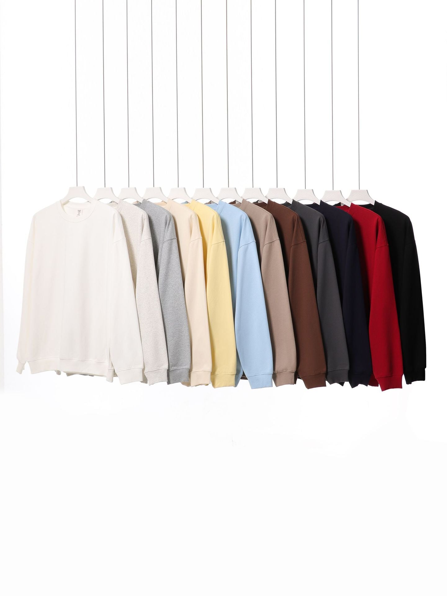 Heavyweight Sublimation Hoodie Crewneck Sweatshirts High Quality Streetwear Cheap Blank Pullover Wholesale Price Fashion Hoodies