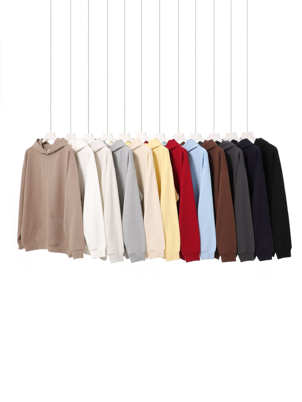 Custom-made Men's and Women's Hot Blank Plain Pullover High Quality Oversized Sweatshirts Oversized  Best Workout Hoodies