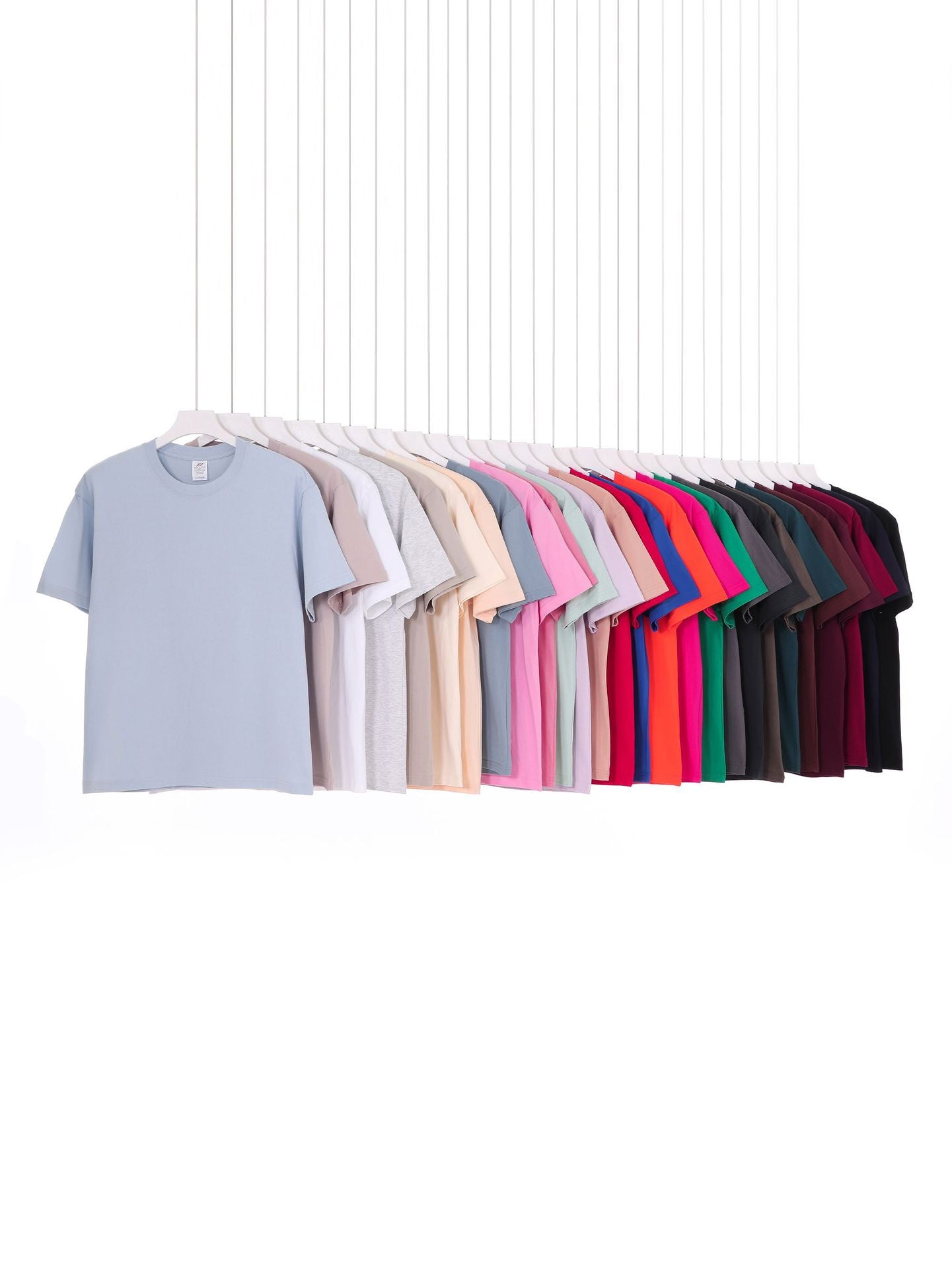 100% Cotton 235gms Round Collar Heavyweight Streetwear Sublimation Screen Print Oversize Fashion High Quality Tshirts Wholesale