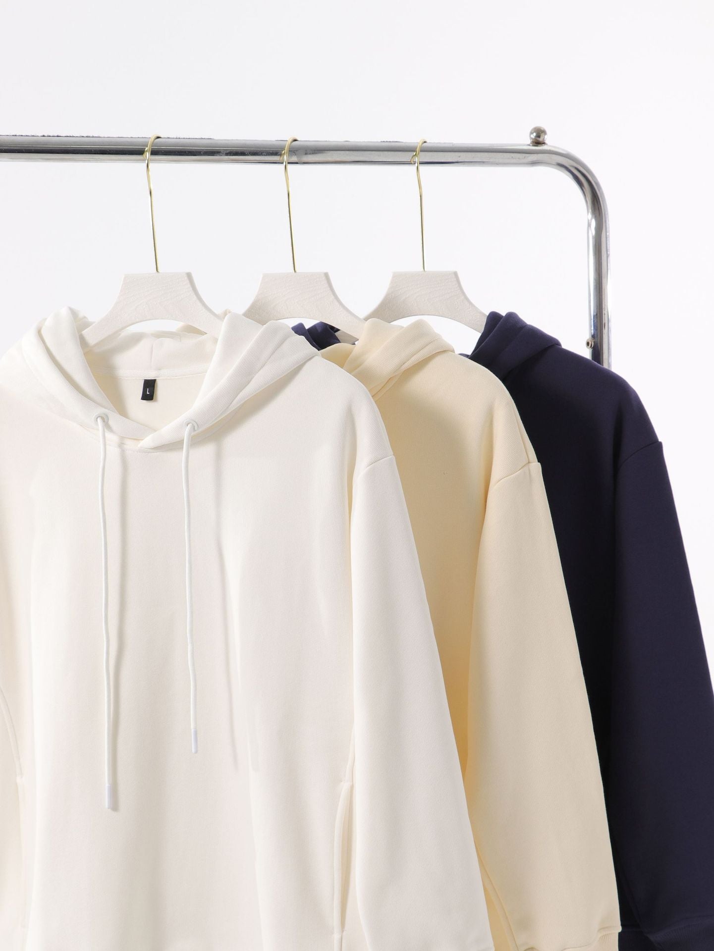 600Grams Casual Blank Elastic Side Pocket Wholesale Unisex Solid Pullover Oversized Winter Hoodies