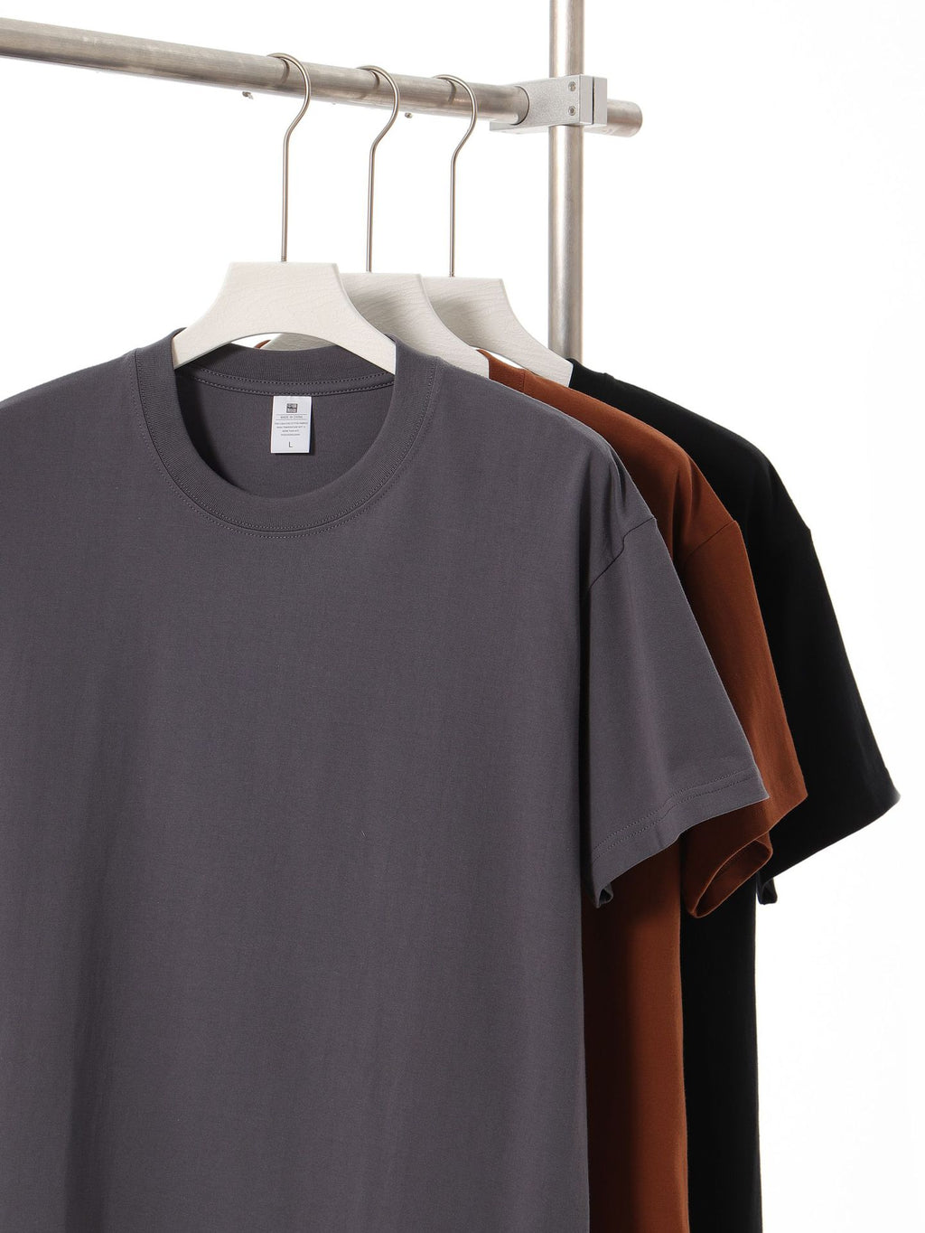 Drop Shoulder Cotton Loose Round Neck Hip Hop Heavyweight Blanks Unisex High Quality Short Sleeve Distressed Round Neck Tshirt