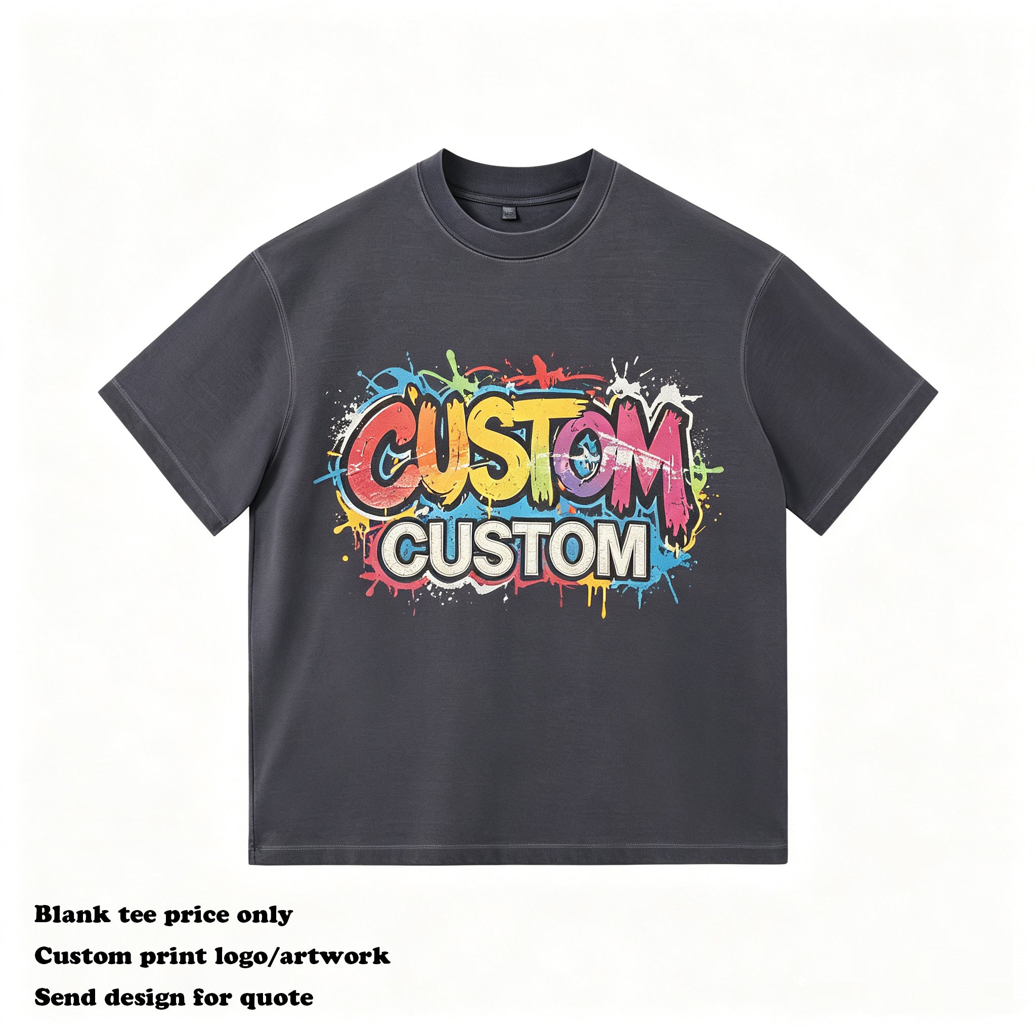 Vintage Custom Washed T-shirt Embroidery logo Streetwear Summer Short Sleeve High Quality New Design Blank Plain t Shirt for Men