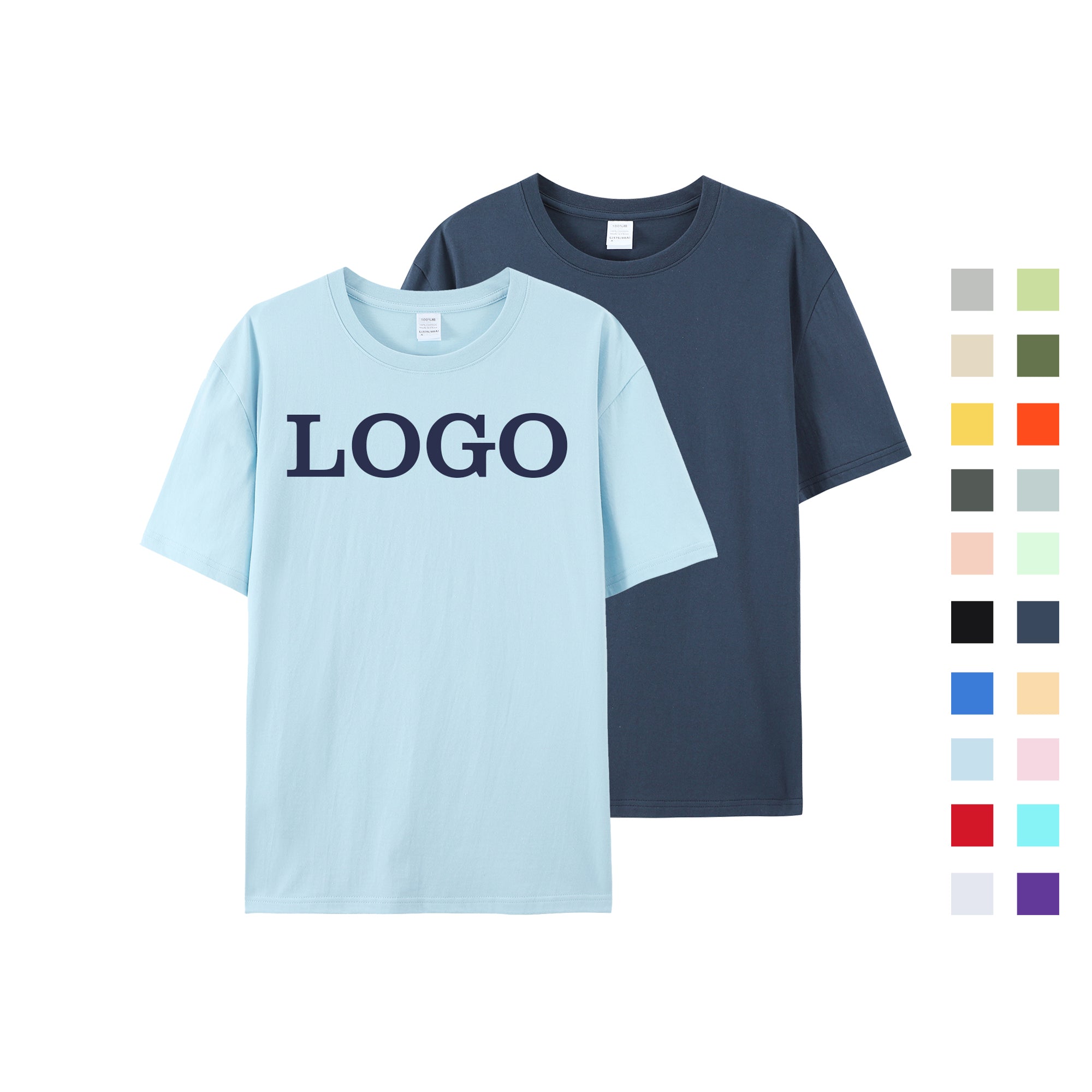 T-shirt High Quality Custom logo 100% Cotton t Shirts Oversized Streetwear Blank Summer Fashion Dtf Transfers for t Shirts