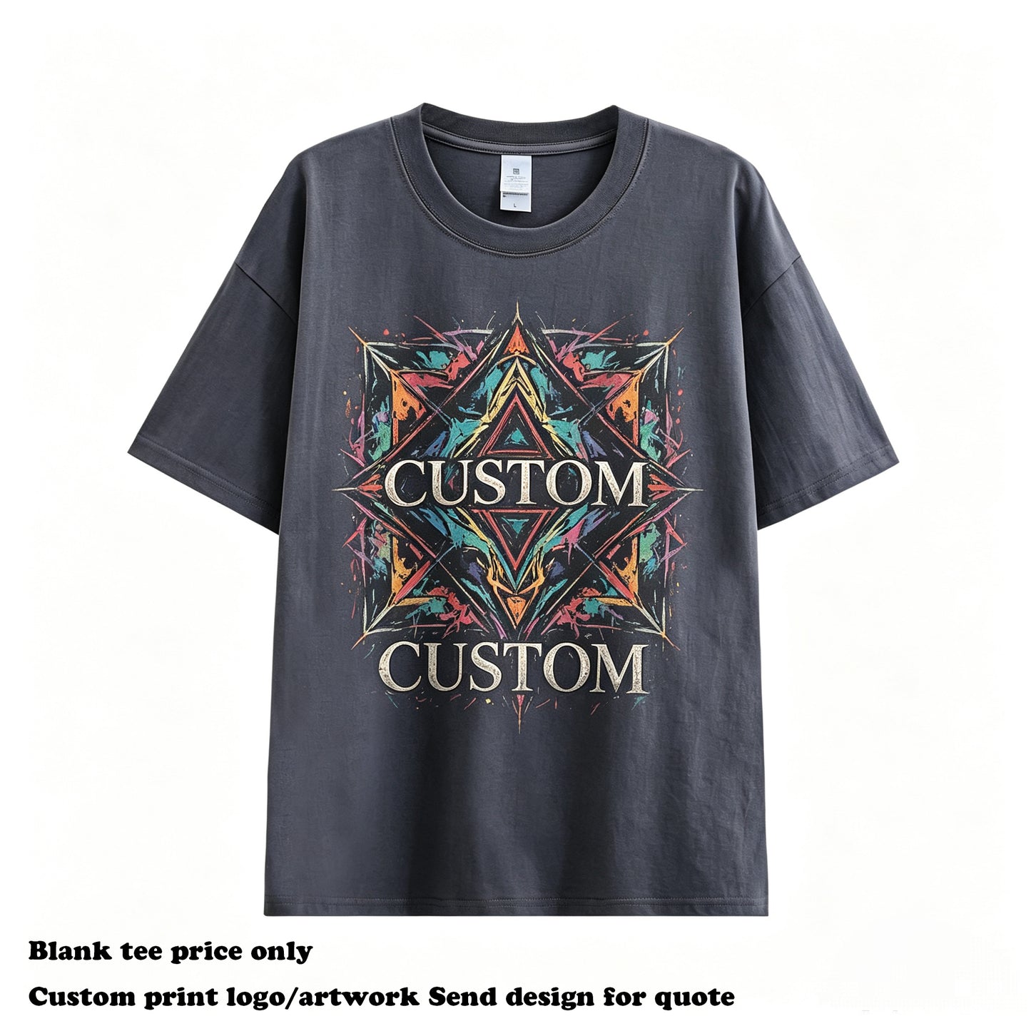 Oem Customized Hot Sell T-shirt Wholesale High Quality Streetwear Heavy Cotton Drop Shoulder Short Sleeve t Shirt for Men