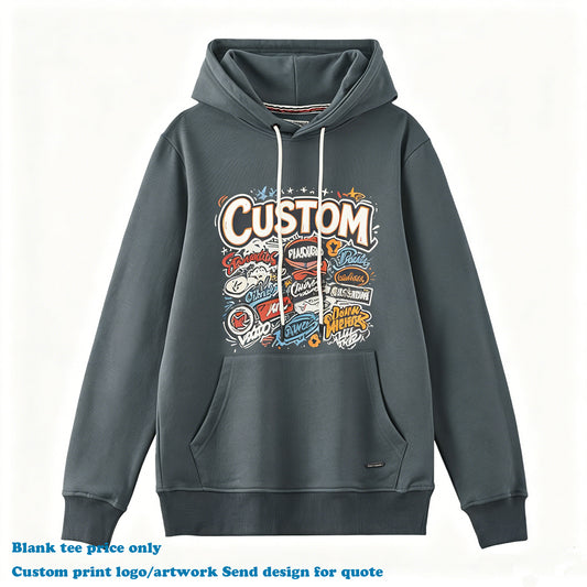 Custom Hoodies Wholesale Streetwear High Quality Embroidery logo New Design Hot Sale 100% Cotton Men's Hoodies & Sweatshirts
