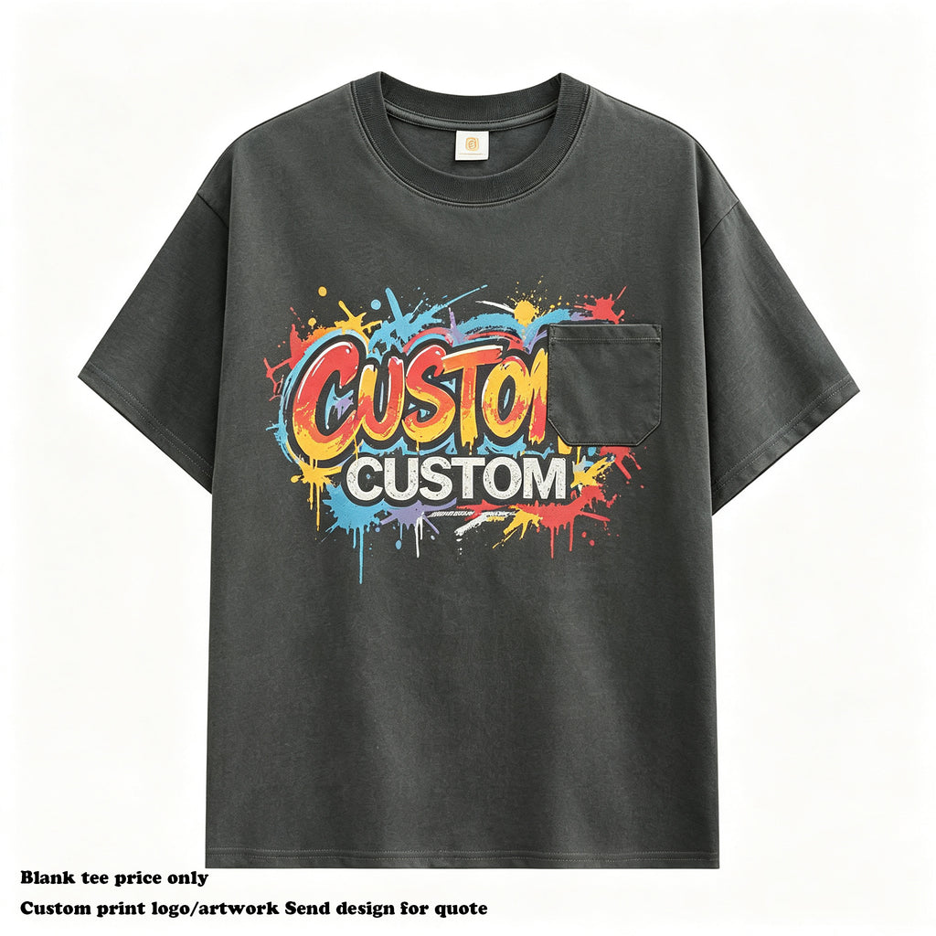 Top Quality T-shirt Oversized Men's New Style Cotton Short Sleeve Men's Blank O-neck Streetwear Embroidery logo Men's T-shirts
