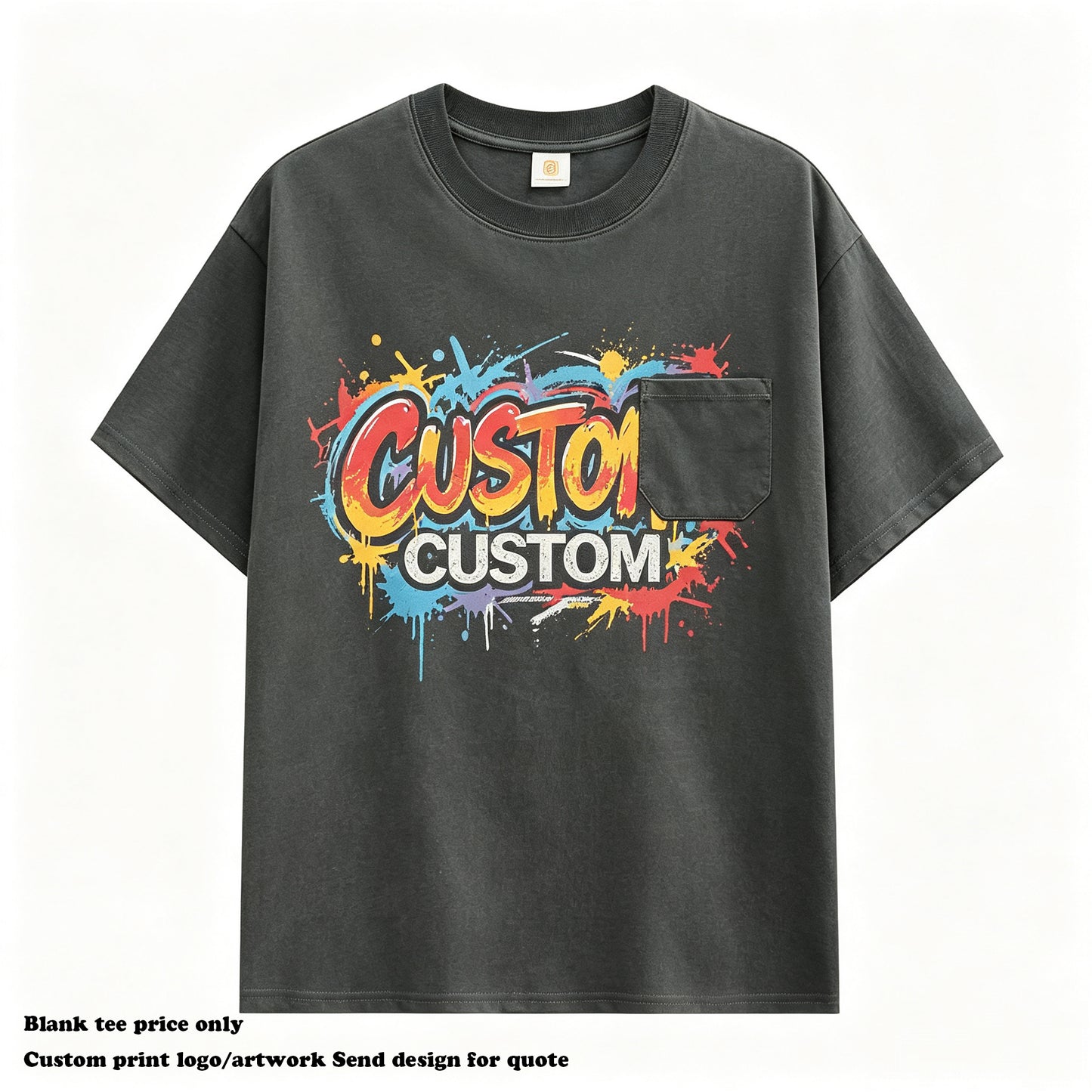 Top Quality T-shirt Oversized Men's New Style Cotton Short Sleeve Men's Blank O-neck Streetwear Embroidery logo Men's T-shirts