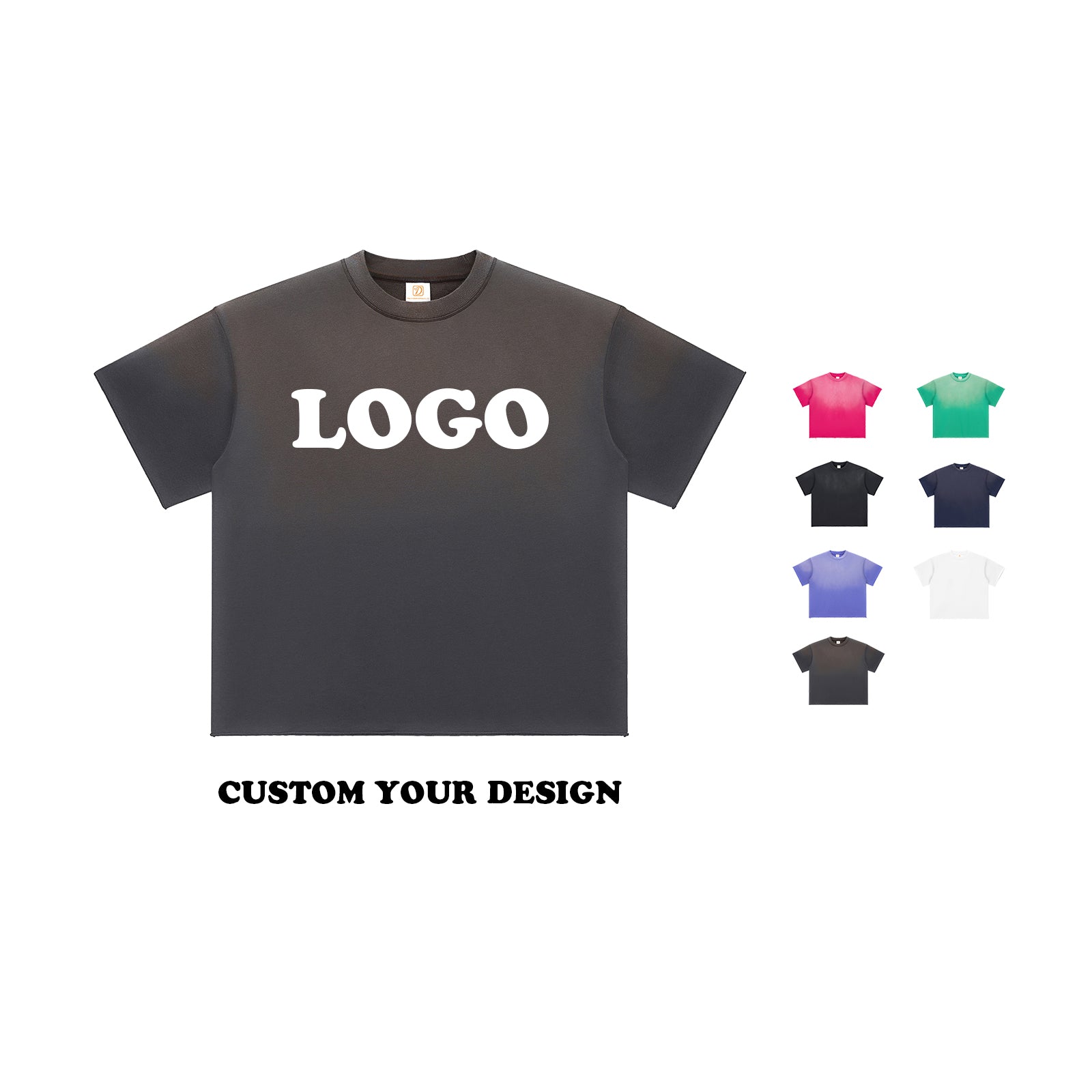 Custom Vintage T-shirt Heavyweight Terry Washed Short Sleeve Summer New Design Fashion Wholesale High Quality t Shirt for Men