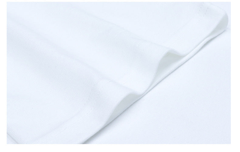 Custom Streetwear High Quality 100% Cotton Loose Pure Color Short Sleeve Shirt and Short Pants Set