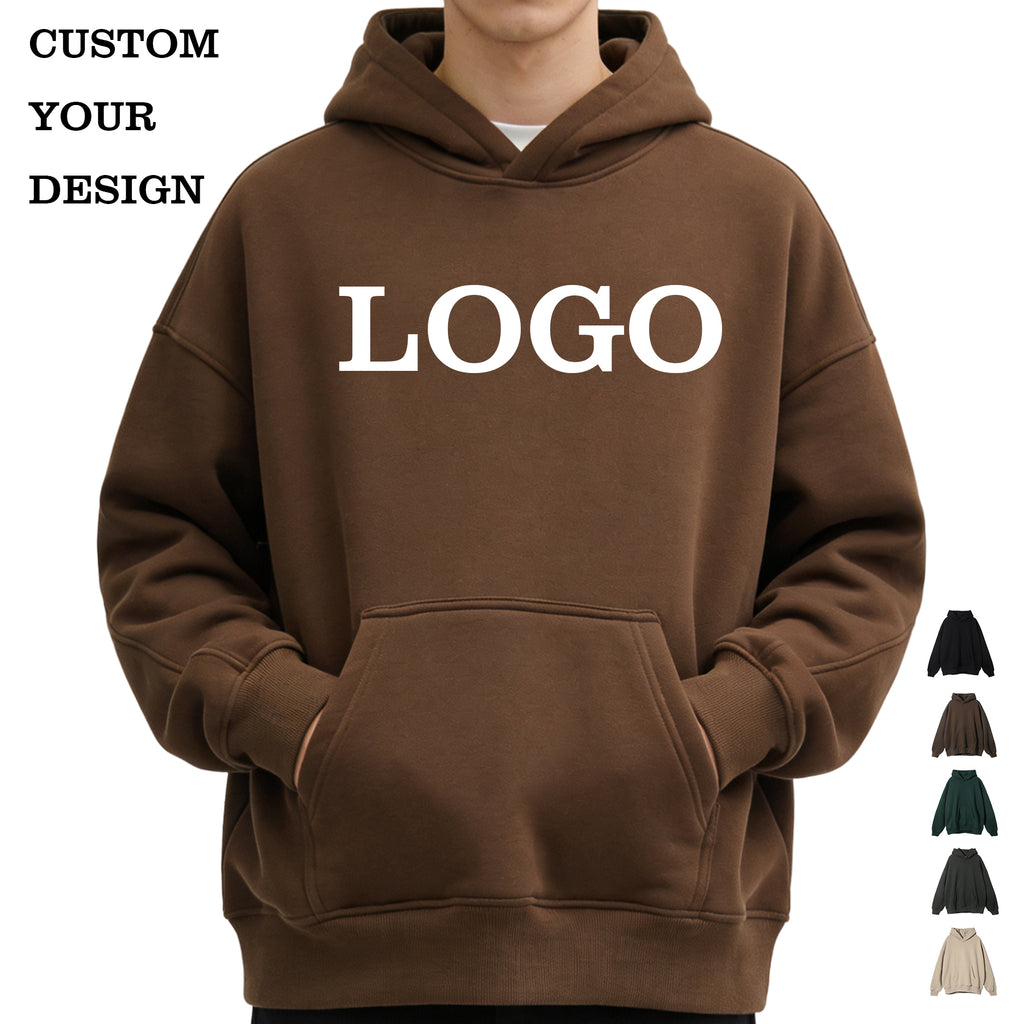 Oversized Hoodie Blank High Quality Wireless Hoodies Custom logo Streetwear Pullover Puff Printing Heavy Weight Design Hoodies