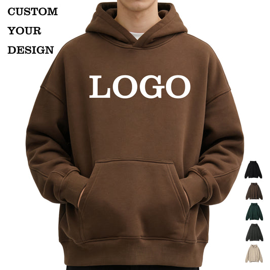 Oversized Hoodie Blank High Quality Wireless Hoodies Custom logo Streetwear Pullover Puff Printing Heavy Weight Design Hoodies