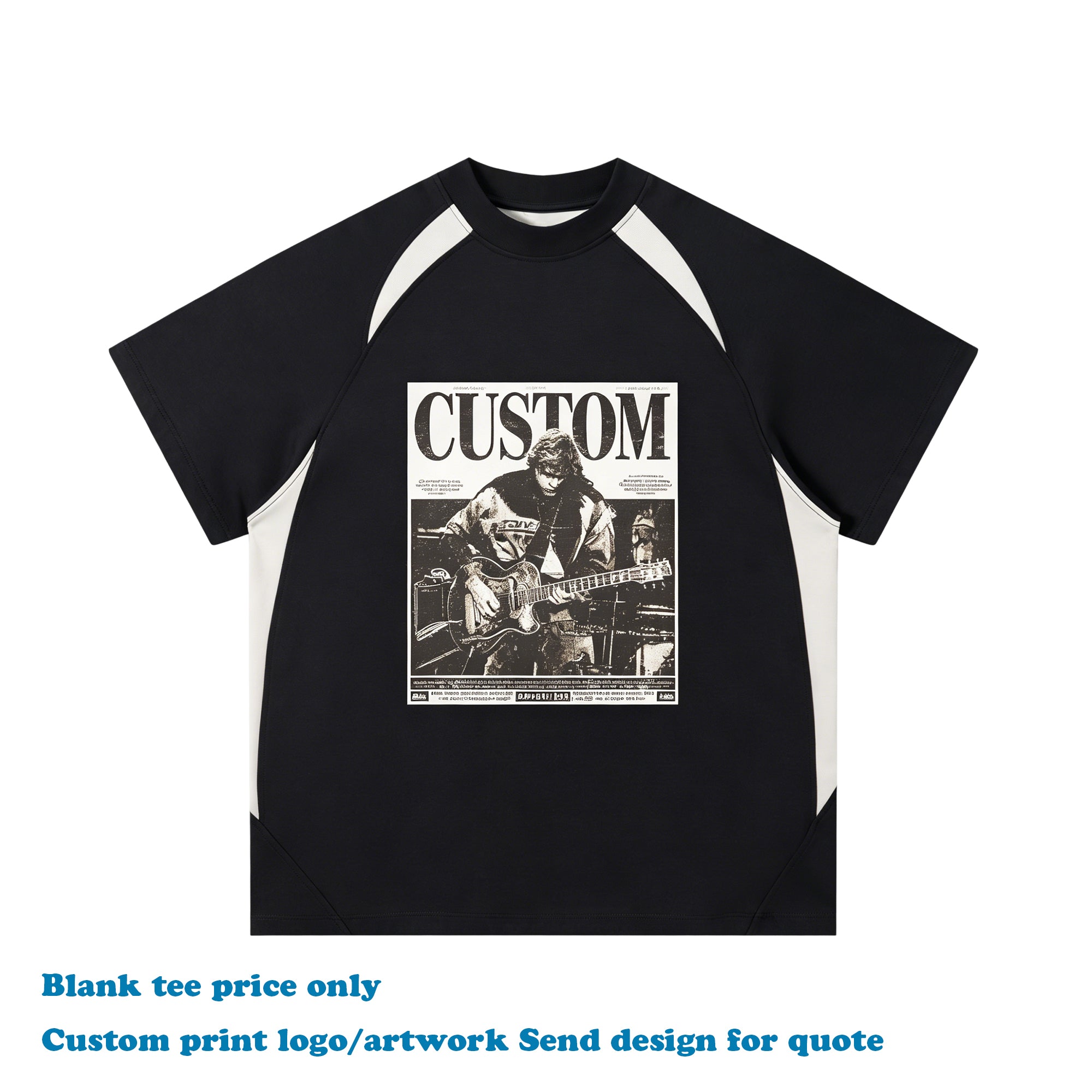 Men's T-shirts Gym New Design High Quality Raglan Sleeve Crew Neck Breathable Summer New Design Contrast Color Splicing T-shirt