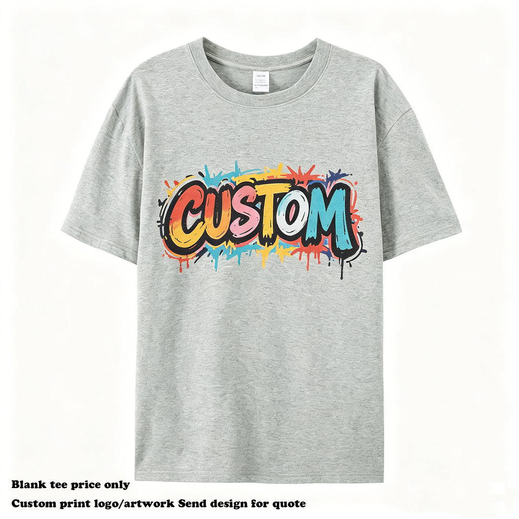 Oem Customized t Shirts Men's Summer Short Sleeve High Quality New Desgin O-neck Blank 100% Cotton Streetwear Men's T-shirts