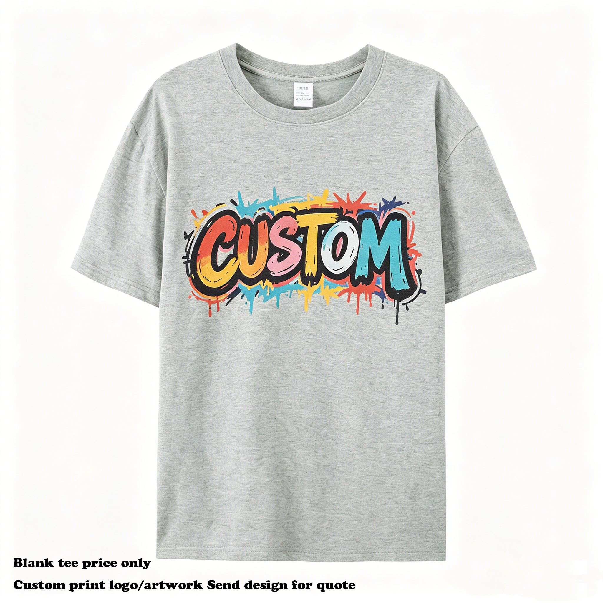Oem Customized t Shirts Men's Summer Short Sleeve High Quality New Desgin O-neck Blank 100% Cotton Streetwear Men's T-shirts