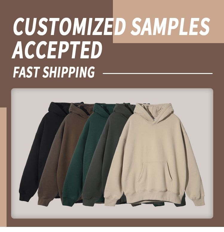 Heavyweight Polar Fleece Blank Pullover Wireless Drop Shoulder Unisex High Quality Oversized Fashion Hoodie